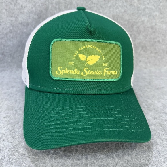 New Era Other - Splenda Stevia Farms New Era Trucker Cap Green White Patch Snapback Hat